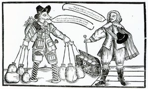 1641年に出版された「Mの苦情、テンターフックのプロジェクター、およびサートーマスドジャーの特許権者」 作： English School